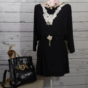 Women's Cute Cocktail Dress Batwing Sleeves